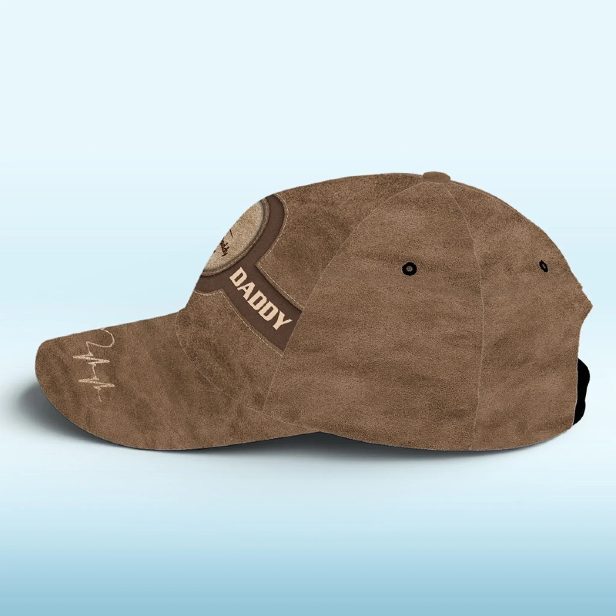 Thank You For Always Being With Me - Family Personalized Custom Hat, All Over Print Classic Cap - Father's Day, Gift For Dad, Grandpa - Image 5