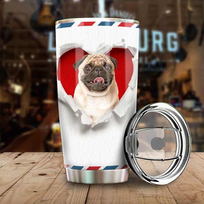 Thank You For Being My Parents - Gift For Dog Lovers, Upload Image - Personalized Tumbler - Image 2