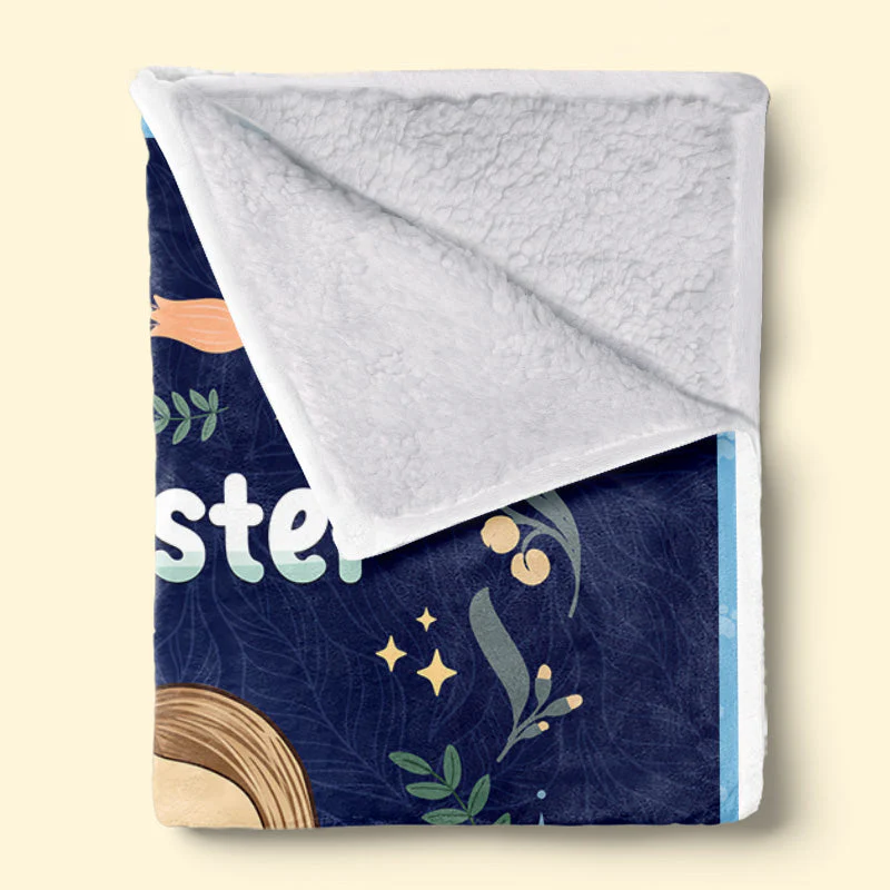 Thank You For Being My Unpaid Therapist - Bestie Personalized Custom Blanket - Gift For Best Friends, BFF, Sisters - Image 3