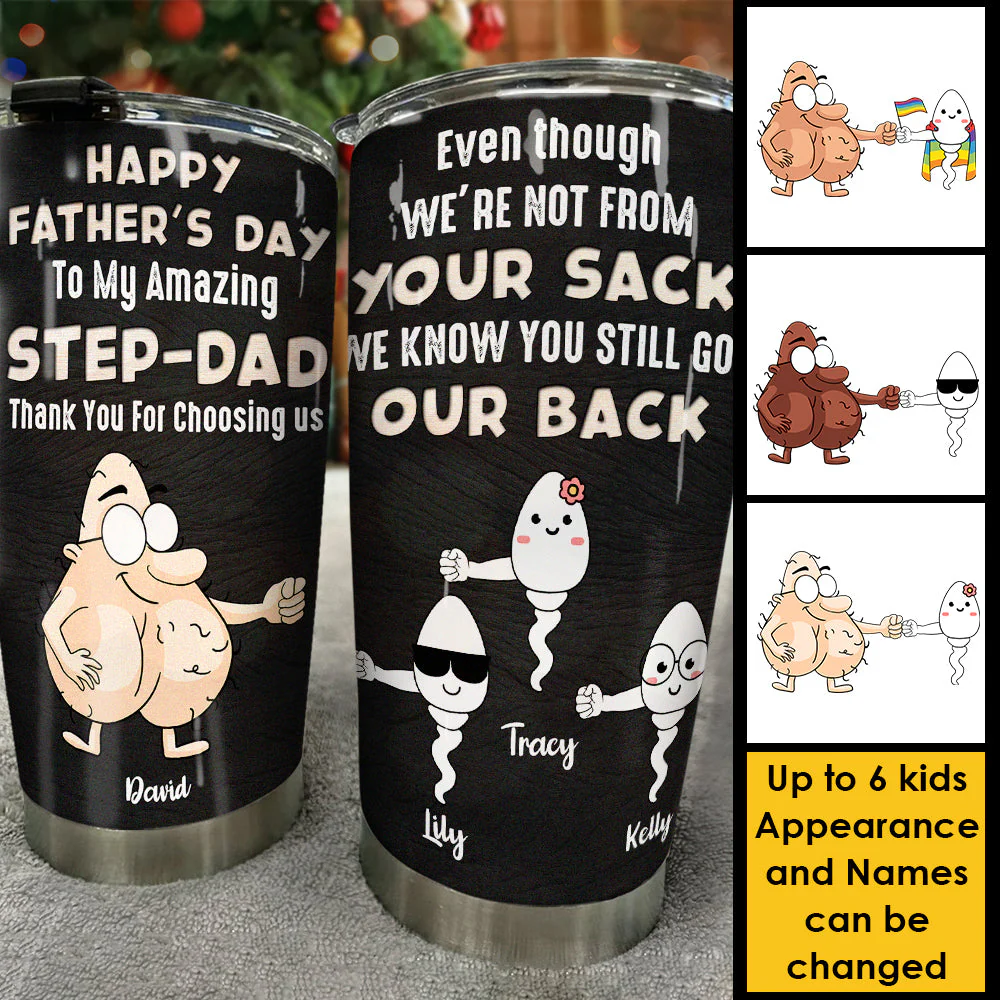 Thank You For Choosing Us - Personalized Tumbler - Gift For Dad, Gift For Father's Day - Image 4