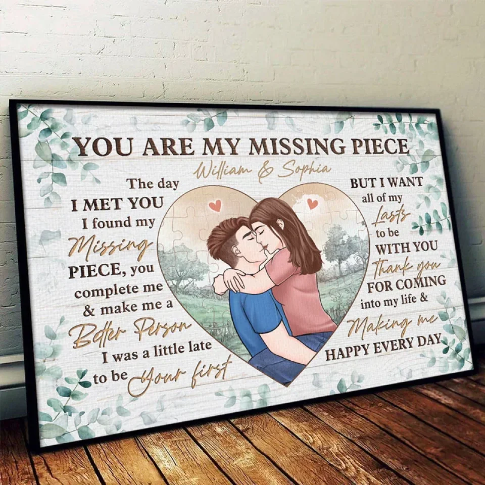 Thank You For Coming Into My Life - Couple Personalized Custom Horizontal Poster - Gift For Husband Wife, Anniversary - Image 4