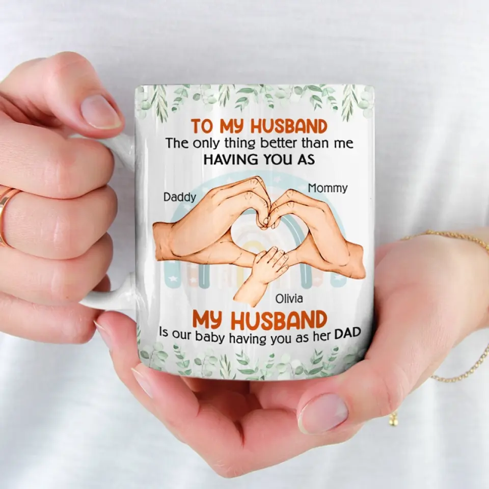 Thank You For Showing Your Love To Us - Couple Personalized Custom Mug - Gift For Husband Wife, Anniversary - Image 3
