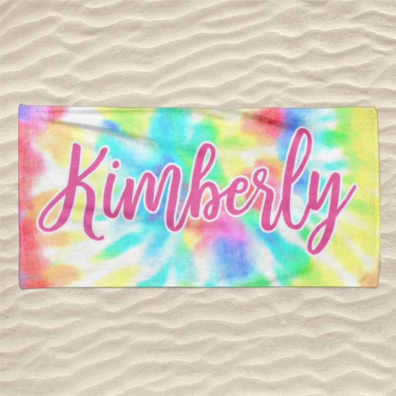 The Beach Is Calling - Family Personalized Custom Beach Towel - Summer Vacation Gift, Birthday Pool Party Gift For Family Members - Image 3