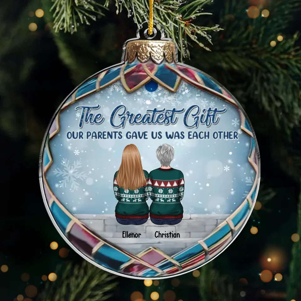 The Best Moments Are Made With Family - Family Personalized Custom Ornament - Acrylic Custom Shaped - Christmas Gift For Family Members - Image 2