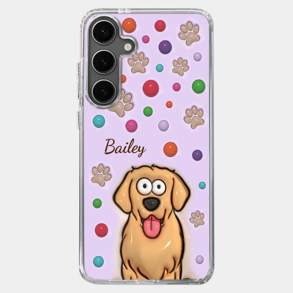 The Best Therapist Has Fur And Four Legs - Dog & Cat Personalized Custom 3D Inflated Effect Printed Clear Phone Case - Gift For Pet Owners, Pet Lovers - Image 42