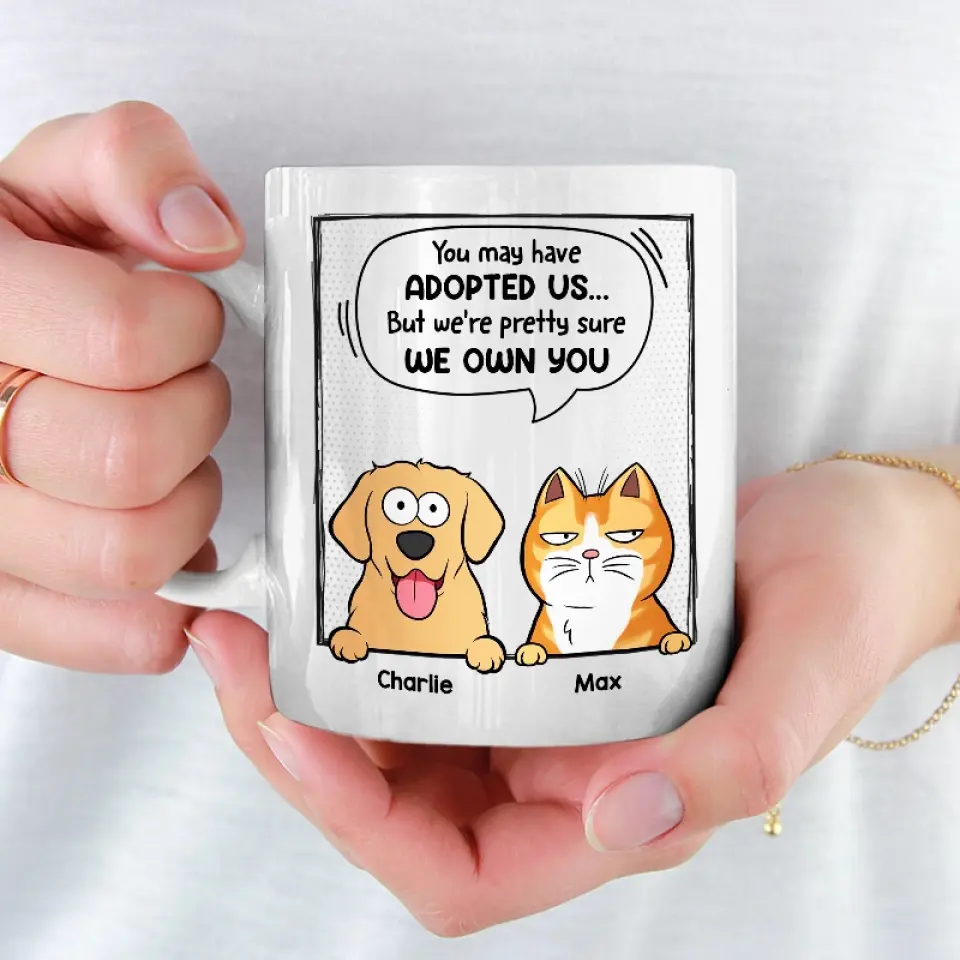The Best Therapist Has Fur And Four Legs - Dog & Cat Personalized Custom Mug - Gift For Pet Owners, Pet Lovers - Image 3