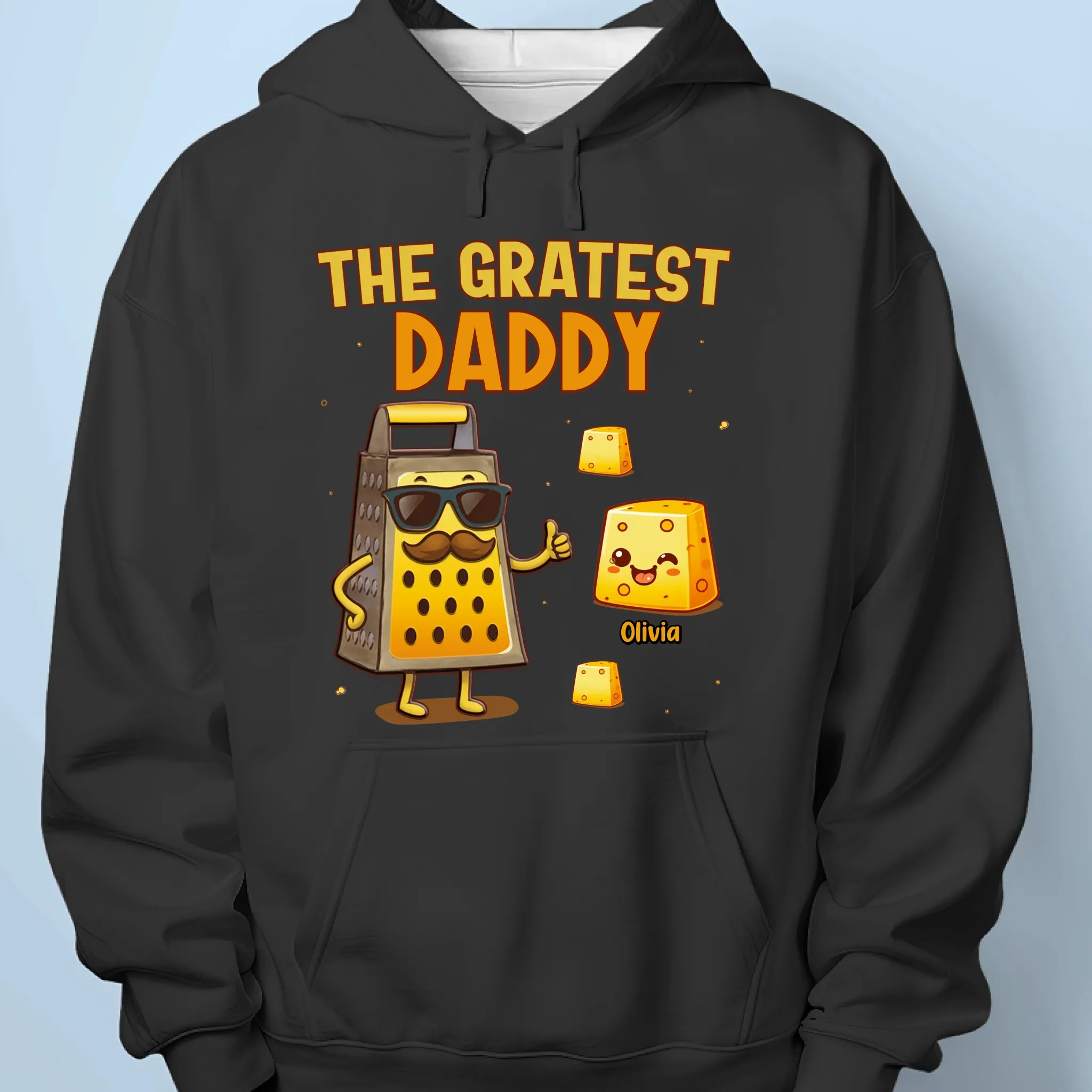 The Gratest Daddy - Family Personalized Custom Unisex T-shirt, Premium T-shirt, Hoodie - Father's Day, Gift For Dad, Grandpa - Image 7