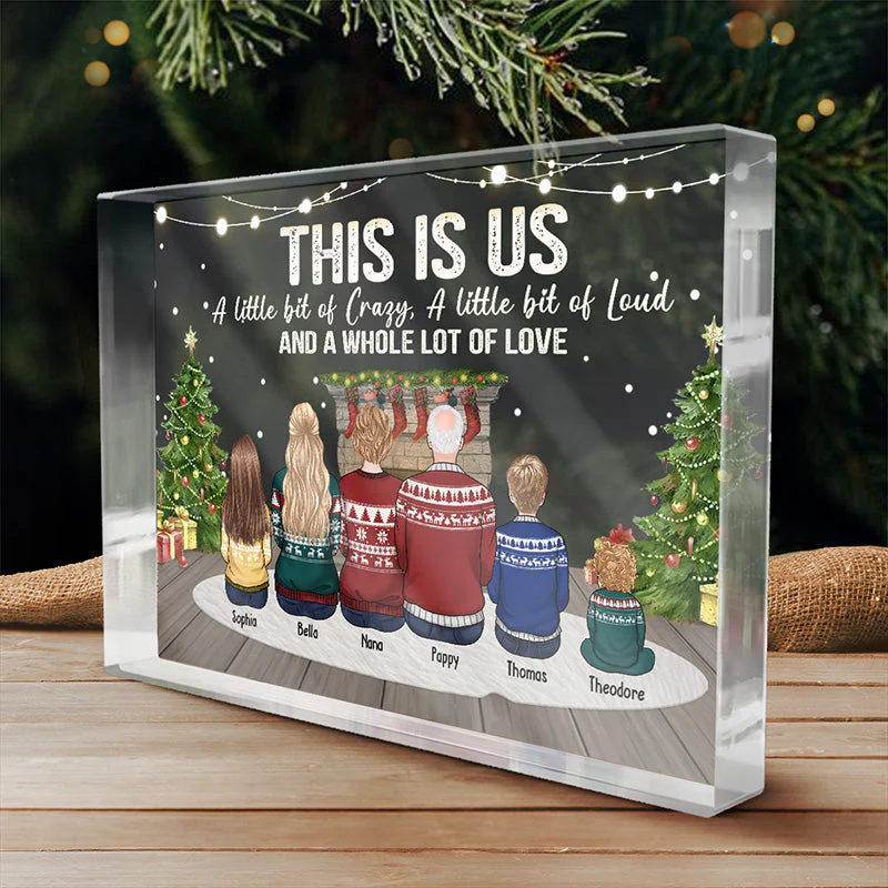 The Greatest Gift Our Parents Gave Us - Family Personalized Custom Rectangle Shaped Acrylic Plaque - Christmas Gift For Family Members - Image 2