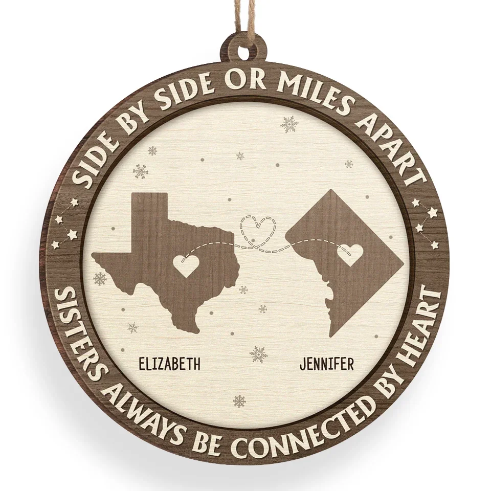 The Greatest Gift Our Parents Gave Us Was Each Other - Family Personalized Custom Ornament - Wood Custom Shaped - Christmas Gift For Family Members, Siblings, Brothers, Sisters - Image 3