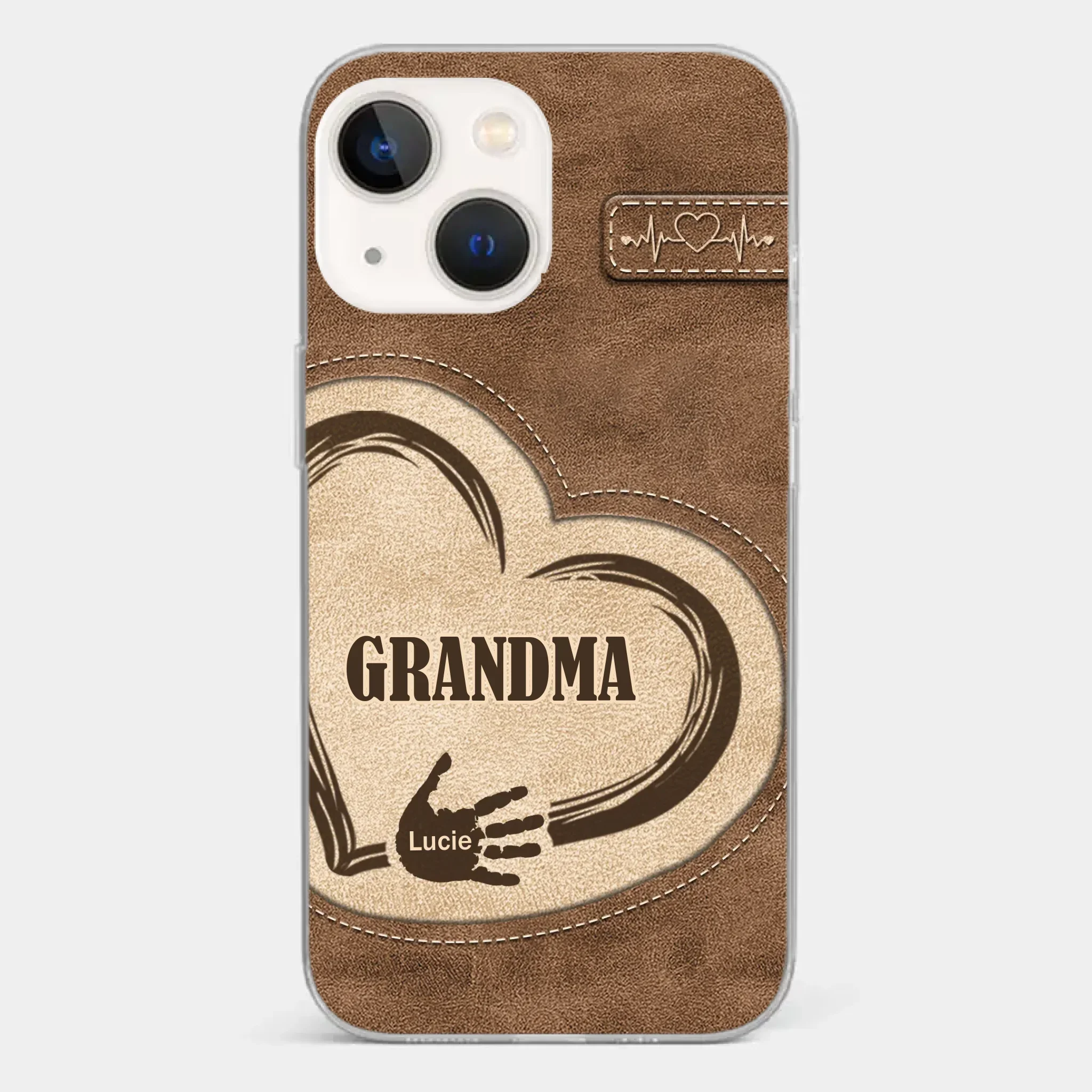 The Heart Of Our Home Is Family - Family Personalized Custom Clear Phone Case - Gift For Family Members - Image 14