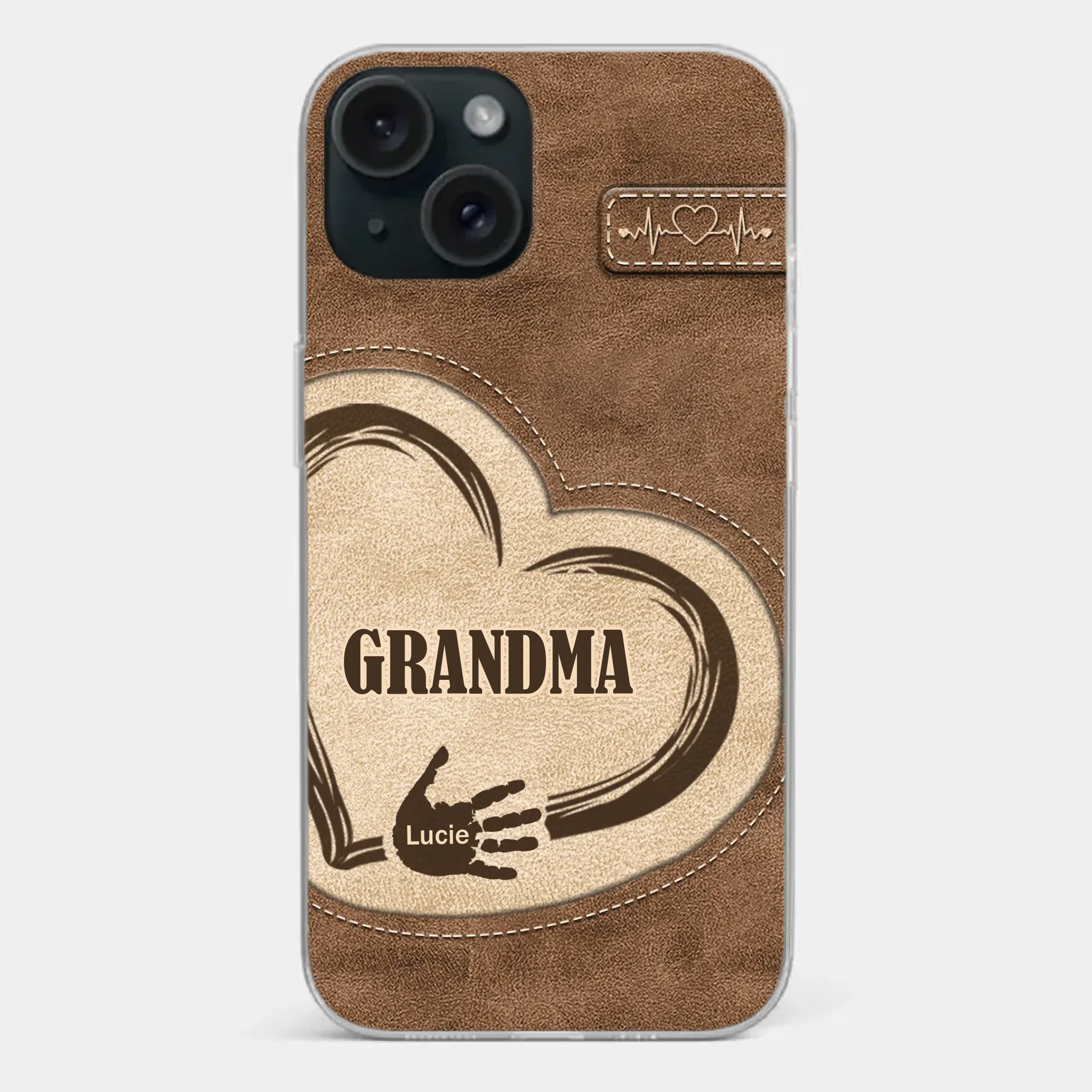 The Heart Of Our Home Is Family - Family Personalized Custom Clear Phone Case - Gift For Family Members - Image 21