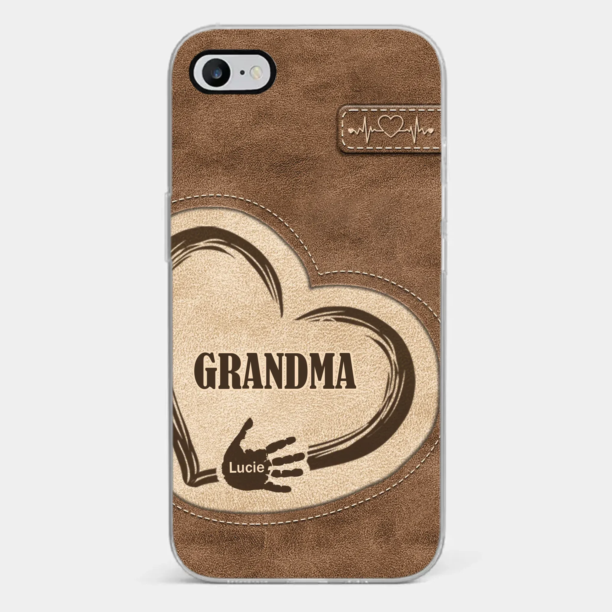 The Heart Of Our Home Is Family - Family Personalized Custom Clear Phone Case - Gift For Family Members - Image 23