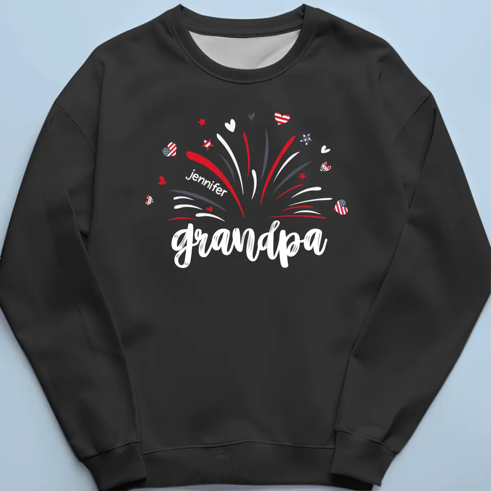 The Highest Honor I Could Ever Receive Is Being Called Your Father - Family Personalized Custom Unisex T-shirt, Hoodie, Sweatshirt - 4th of July, Father's Day, Gift For Dad, Grandpa - Image 6