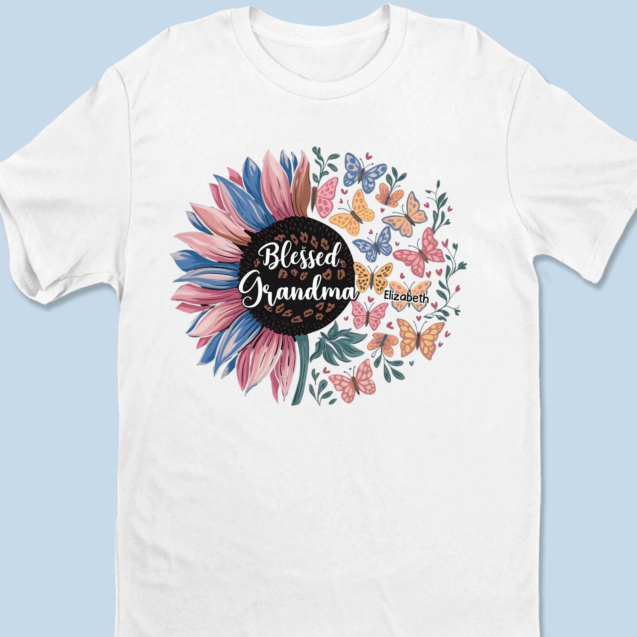 The Love Of A Grandma Is A Forever Gift - Family Personalized Custom Unisex T-shirt, Premium T-shirt, Hoodie - Gift For Mom, Grandma - Image 2