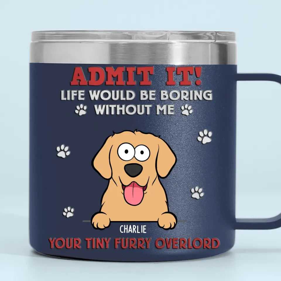 The Love Of A Pet Is A Blessing - Dog & Cat Personalized Custom 14oz Stainless Steel Tumbler With Handle - Gift For Pet Owners, Pet Lovers - Image 6