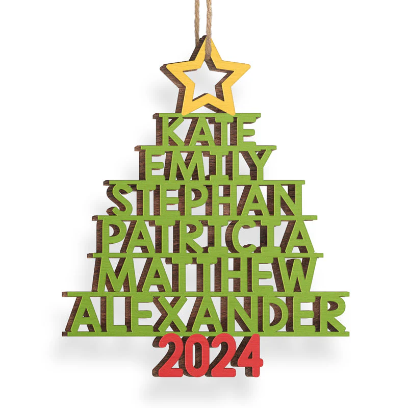 The Magic Of Christmas - Family Personalized Custom Ornament - Wood Custom Shaped - Christmas Gift For Family Members - Image 2