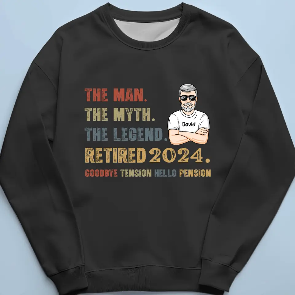 The Myth, The Legend - Personalized Custom Unisex T-shirt, Hoodie, Sweatshirt - Appreciation, Retirement Gift For Coworkers, Work Friends, Colleagues - Image 6