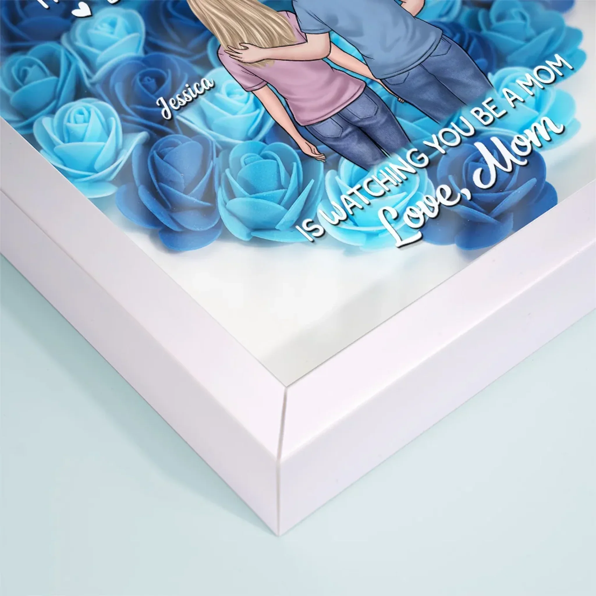 The Only Thing Better Than Being Your Mother - Family Personalized Custom Flower Shadow Box - Mother's Day, Gift For Daughter - Image 4