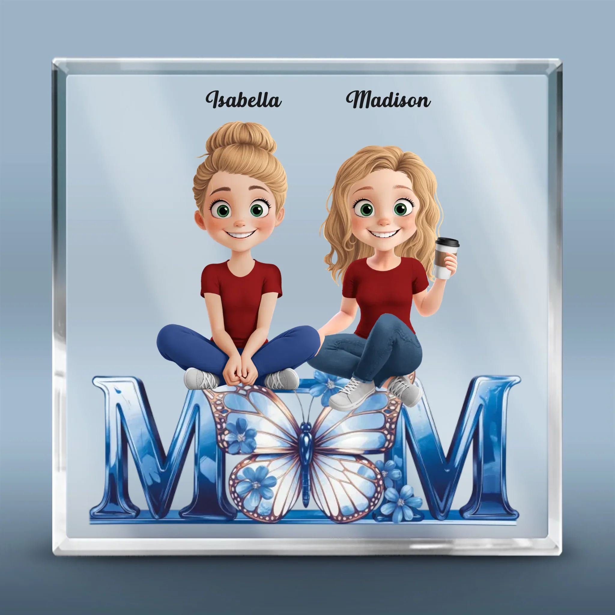The Only Thing Better Than Being Your Mother - Family Personalized Custom Square Shaped Acrylic Plaque - Mother's Day, Gift For Mom, Daughter - Image 2