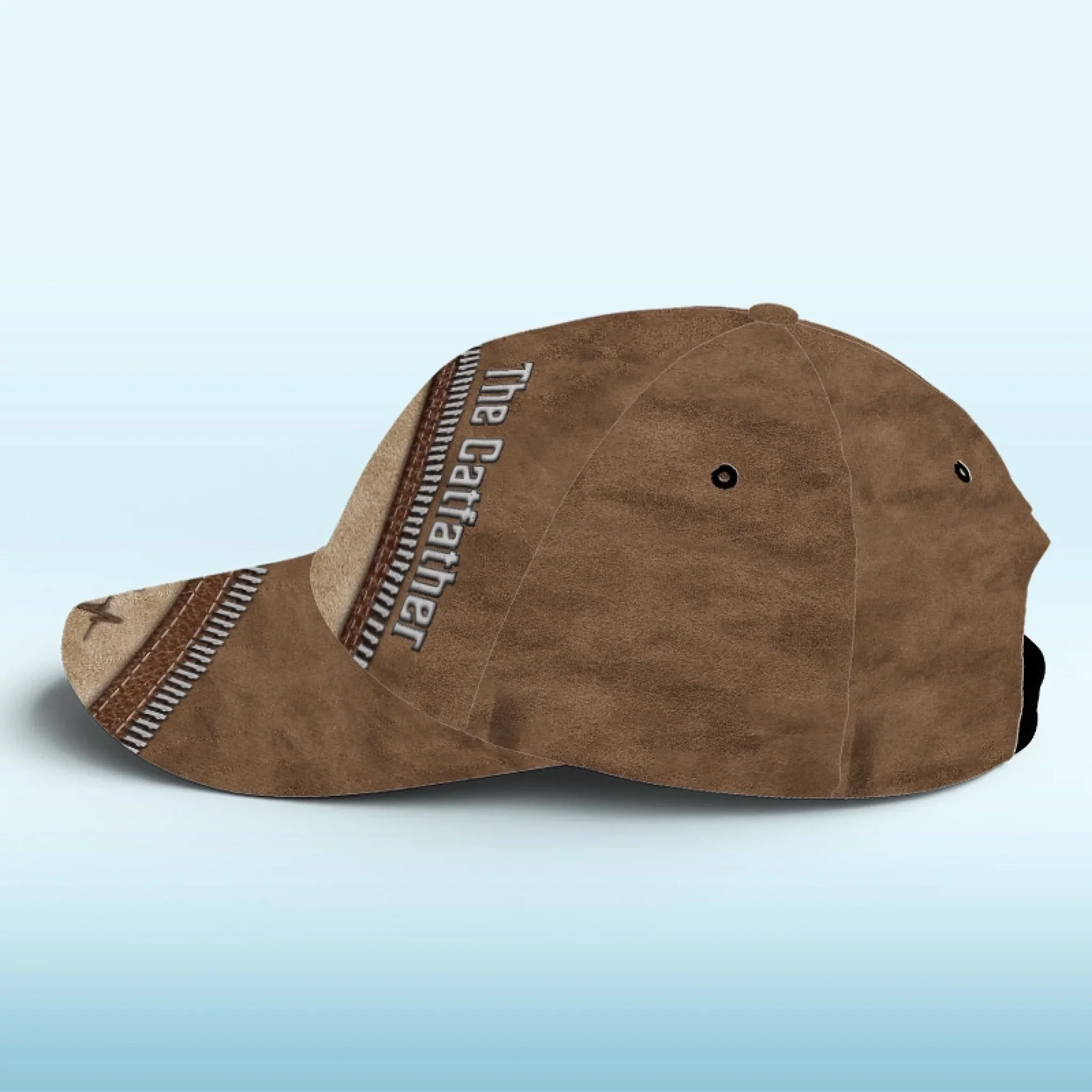 The Phrase ‘Domestic Cat’ Is An Oxymoron - Cat Personalized Custom Hat, All Over Print Classic Cap - Father's Day, Gift For Dad, Grandpa - Image 5
