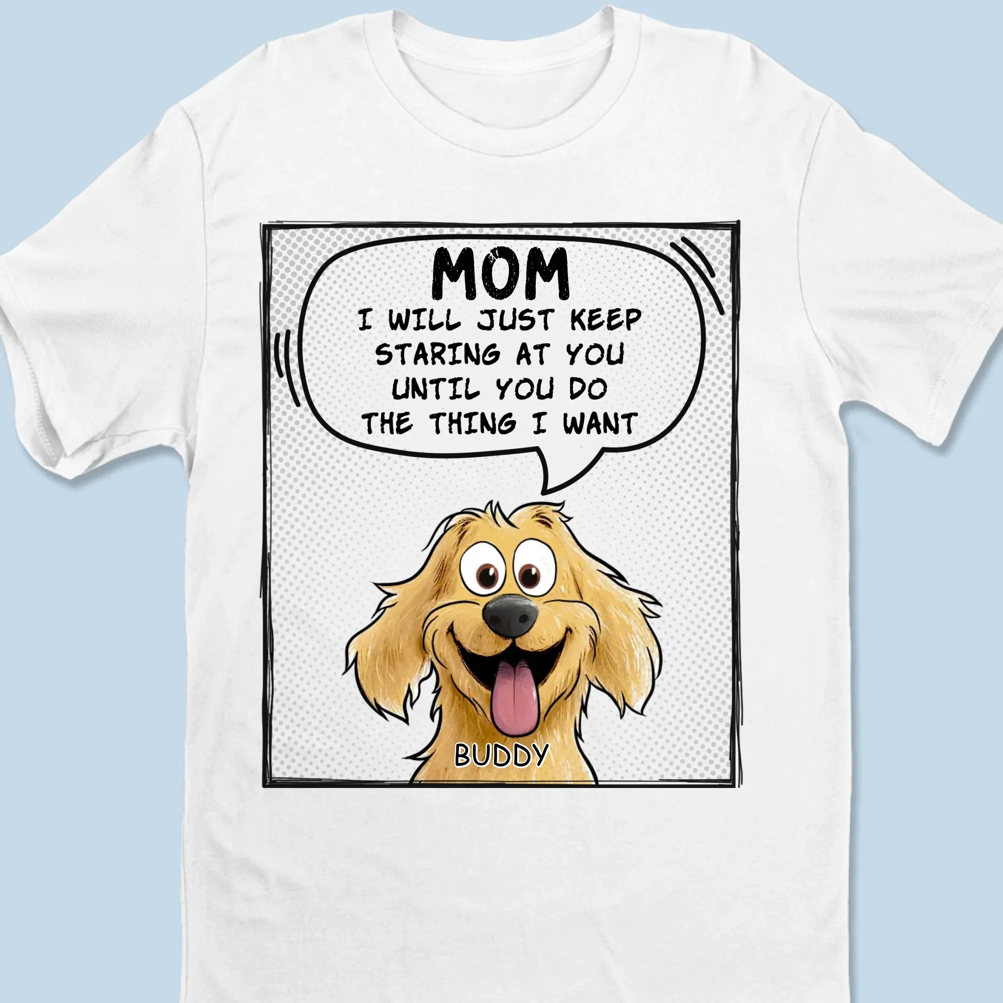 The Power Of The Puppy Stare - Dog Personalized Custom Unisex T-shirt, Premium T-shirt, Hoodie - Gift For Pet Owners, Pet Lovers - Image 6