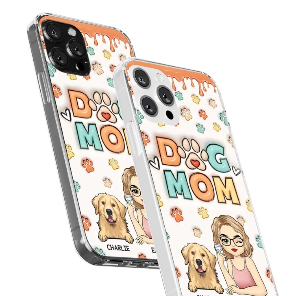 The Road To My Heart Is Filled With Paw Prints - Dog & Cat Personalized Custom 3D Inflated Effect Printed Clear Phone Case - Gift For Pet Owners, Pet Lovers - Image 34