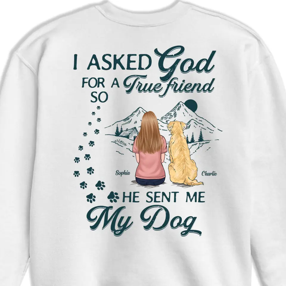 The Road To My Heart Is Marked With Paw Prints - Dog & Cat Personalized Custom Back Printed Unisex T-shirt, Hoodie, Sweatshirt - Gift For Pet Owners, Pet Lovers - Image 5