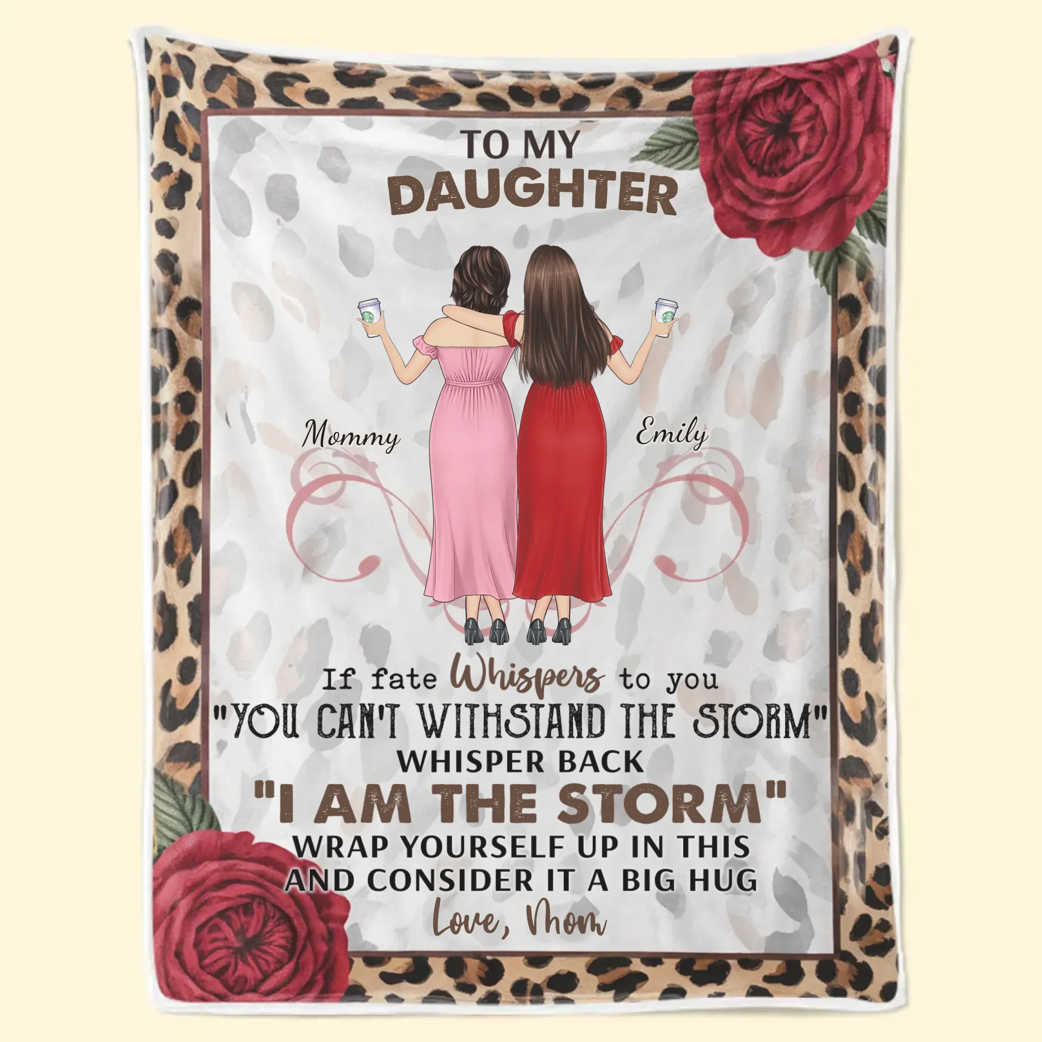 The World Is Brighter Because Of You - Family Personalized Custom Blanket - Mother's Day, Gift For Mom, Grandma - Image 6