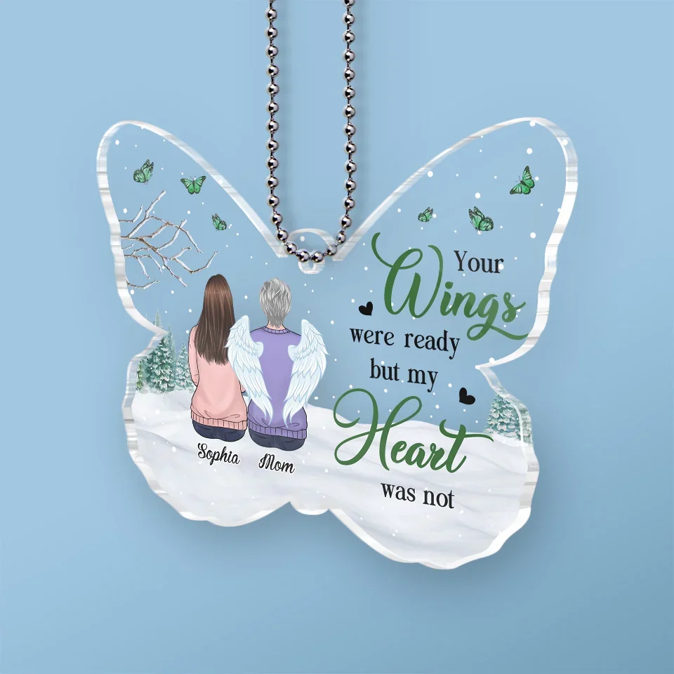Their Legacy Lives On In Our Hearts - Memorial Personalized Custom Car Ornament - Acrylic Custom Shaped - Sympathy Gift For Family Members - Image 3