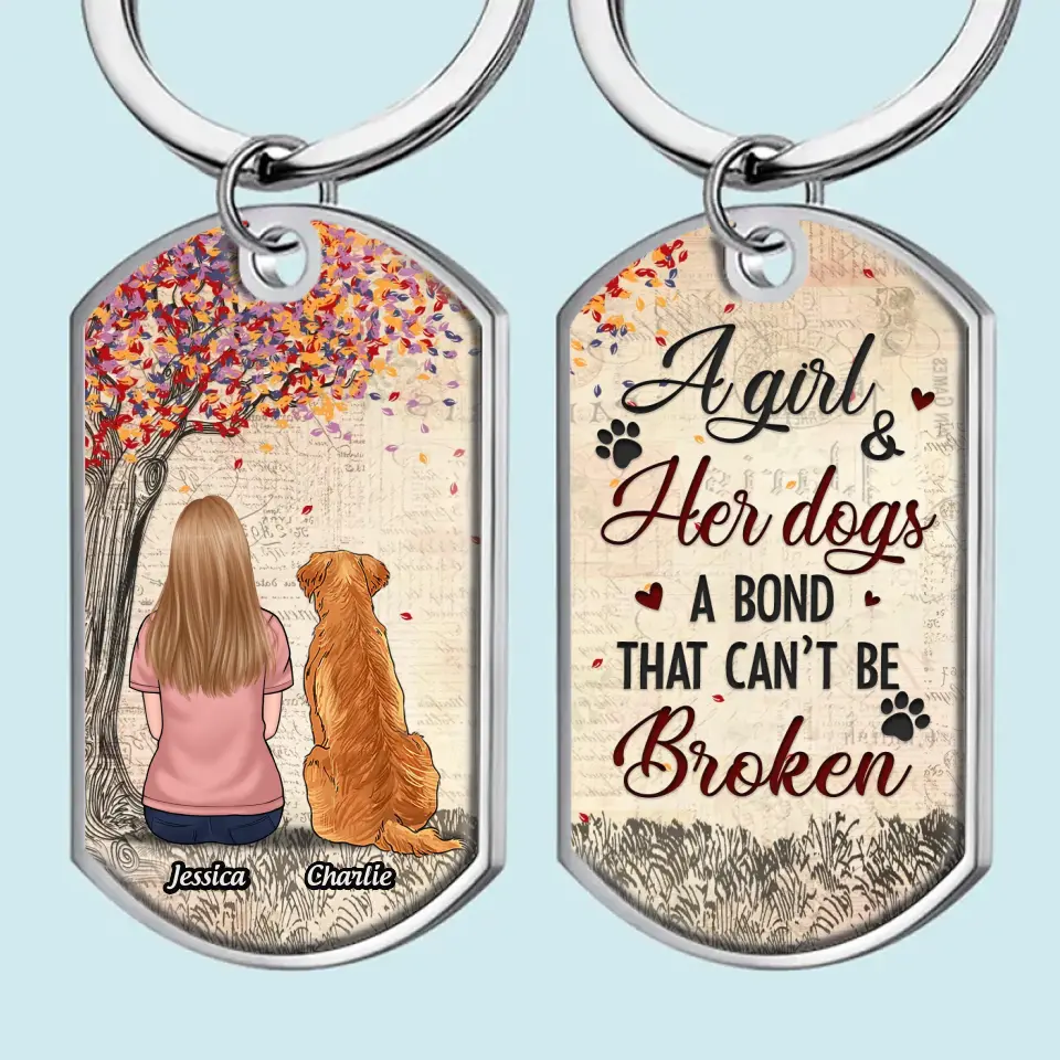 Their Warm Presence And Companionship Will Be Deeply Missed	- Memorial Personalized Custom Keychain - Sympathy Gift For Pet Owners, Pet Lovers - Image 2