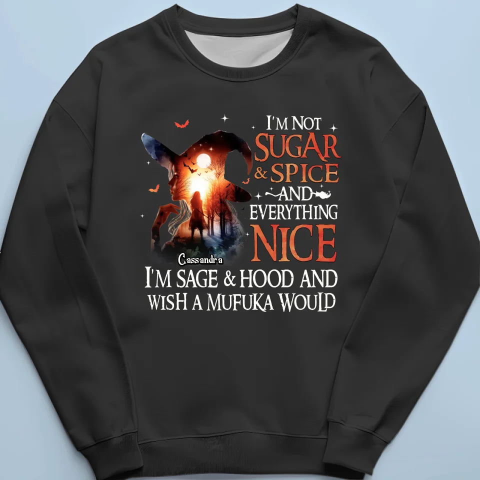 There’s A Little Witch In All Of Us - Personalized Custom Unisex T-shirt, Hoodie, Sweatshirt - Halloween Gift For Witches, Yourself - Image 6
