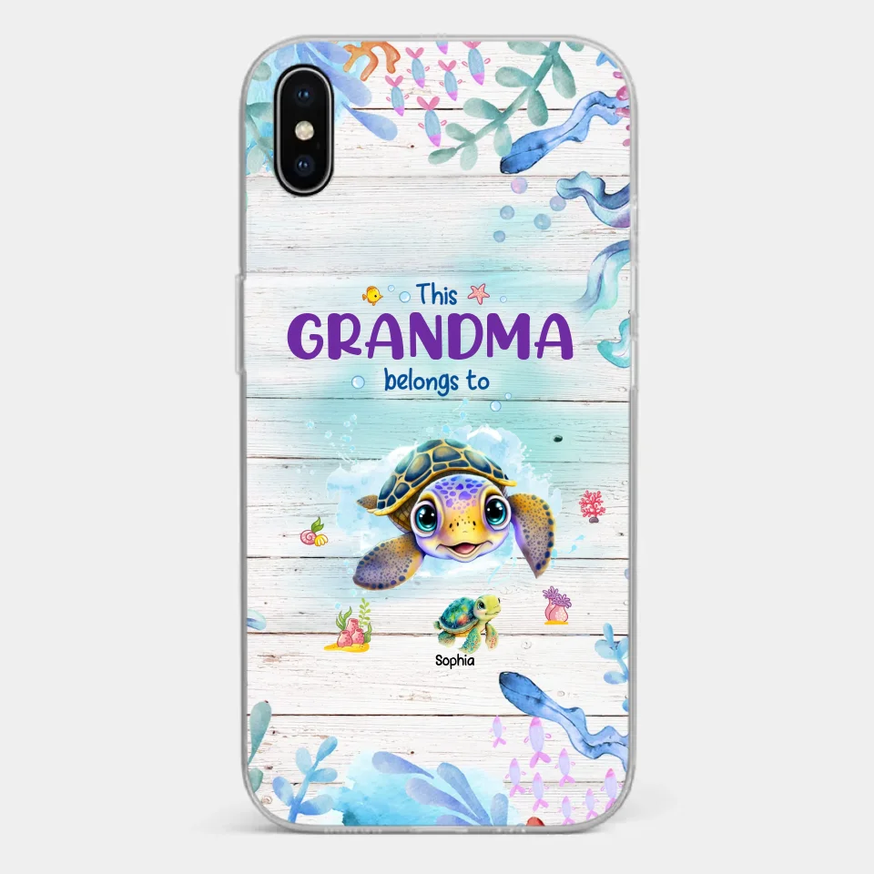 This Grandma Belongs To - Family Personalized Custom Clear Phone Case - Gift For Grandma - Image 27