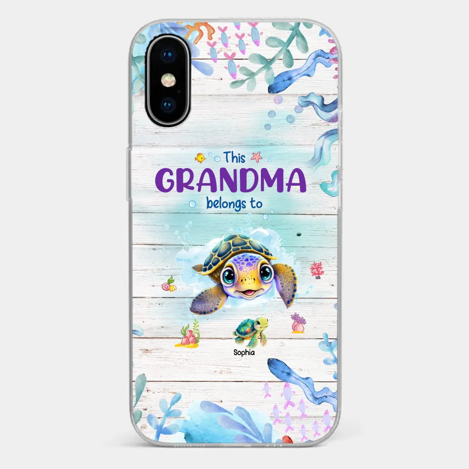 This Grandma Belongs To - Family Personalized Custom Clear Phone Case - Gift For Grandma - Image 30