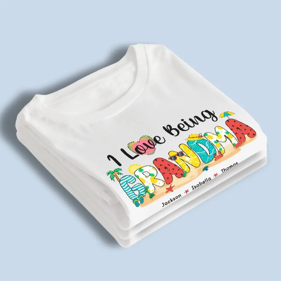 This Grandma Is The Sweetest Thing On Earth - Family Personalized Custom Unisex T-shirt, Hoodie, Sweatshirt - Gift For Grandma - Image 4