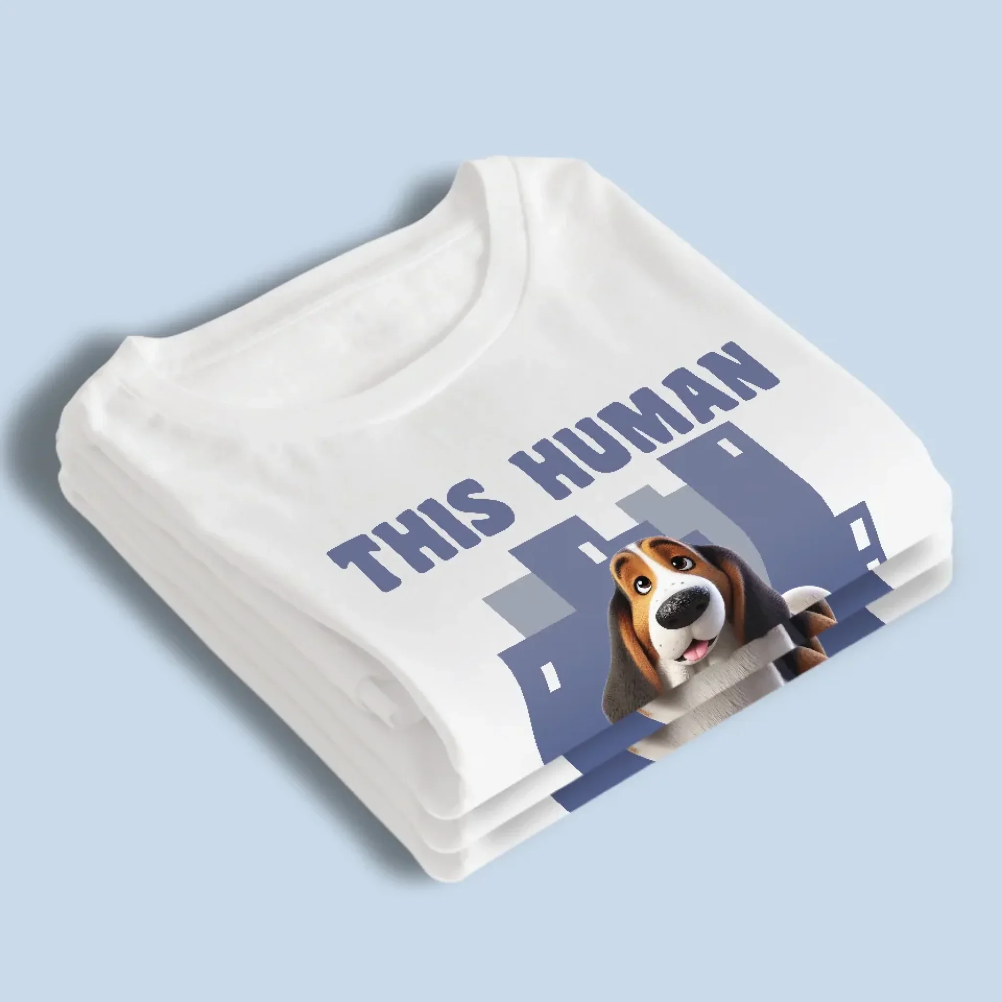 This Human Belongs To Me And That Is Final - Dog Personalized Custom Unisex T-shirt, Premium T-shirt, Hoodie - Gift For Pet Owners, Pet Lovers - Image 4