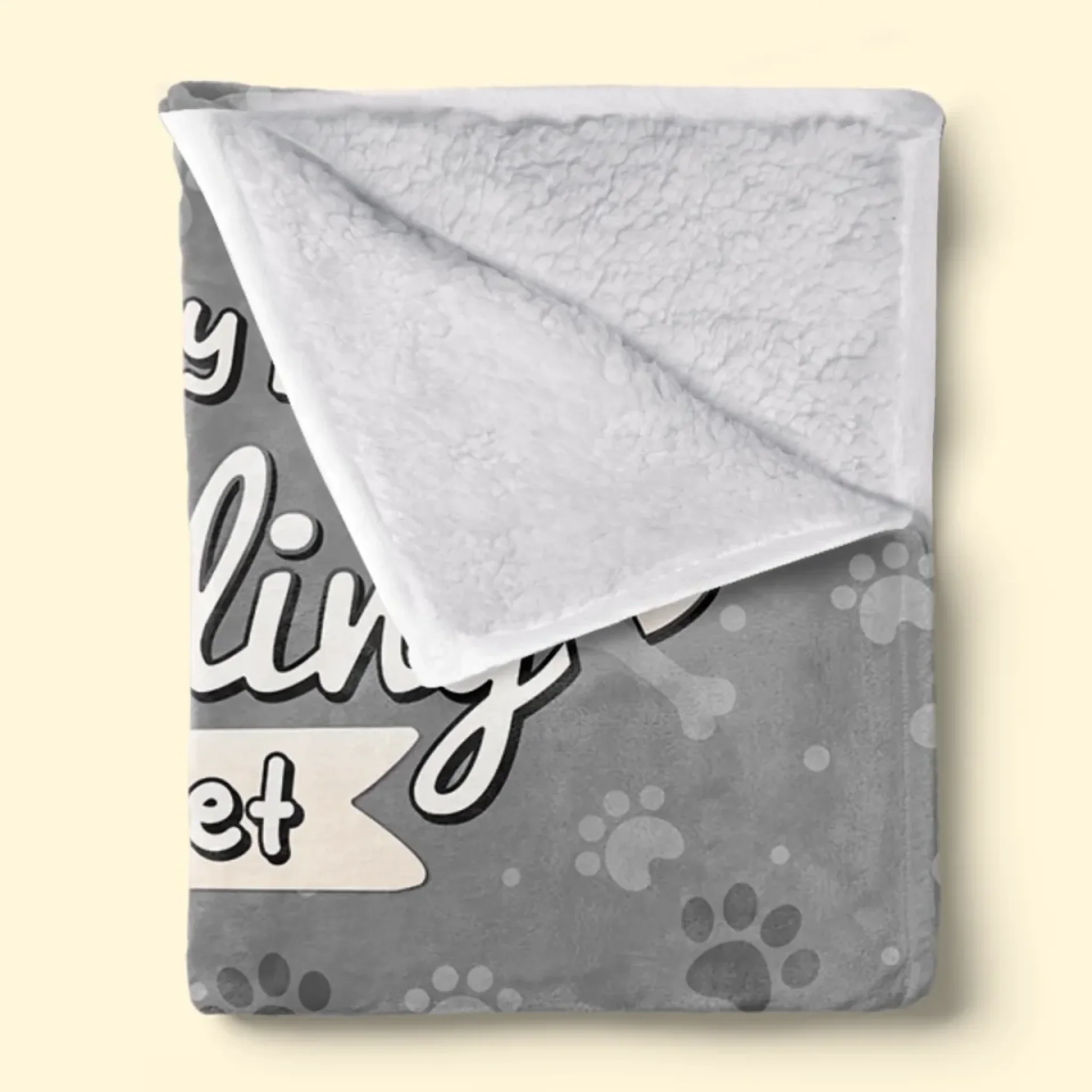 This Is My Dog Cuddling Blanket - Dog Personalized Custom Blanket - Gift For Pet Owners, Pet Lovers - Image 4