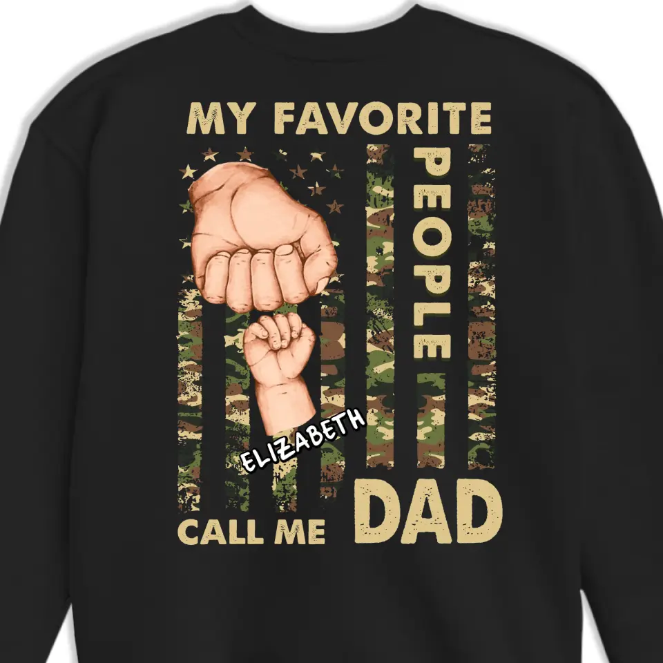 This Is Our Promise For Everlasting Bond -  Family Personalized Custom Back Printed Unisex T-shirt, Hoodie, Sweatshirt - Father's Day, Gift For Dad, Grandpa - Image 5