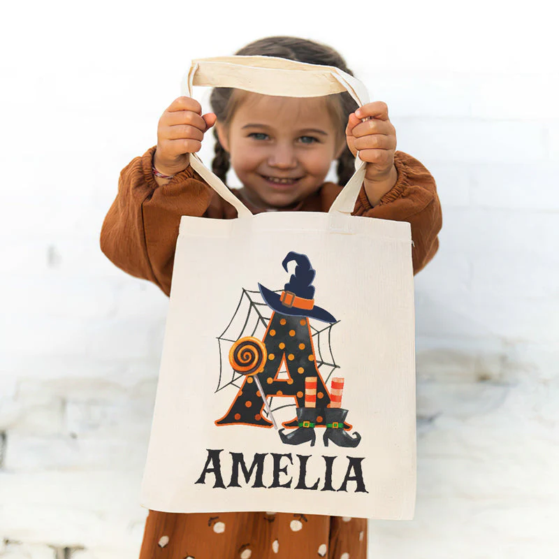 This Is Where The Magic Happens - Family Personalized Custom Tote Bag - Halloween Gift For Kid - Image 2