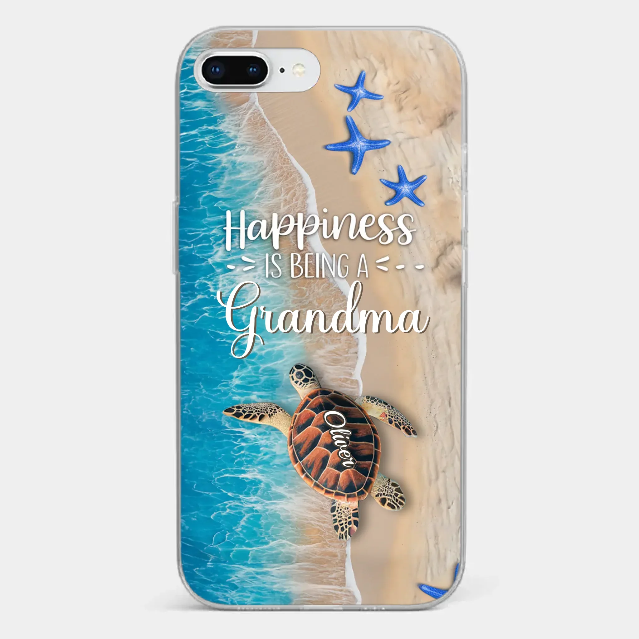 This Love Is As Vast And Deep As The Ocean - Family Personalized Custom 3D Inflated Effect Clear Phone Case - Gift For Mom, Grandma - Image 5