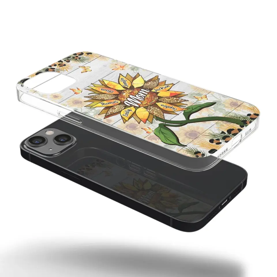 To The Wonderful Woman - Family Personalized Custom Clear Phone Case - Gift For Mom, Grandma - Image 28