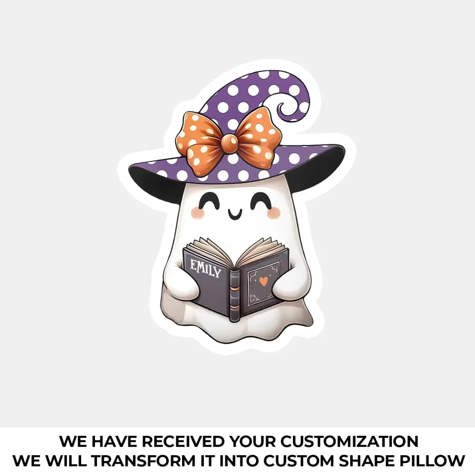 Too Much Of A Cutie To Be Spooky - Family Personalized Custom Shaped Pillow - Halloween Gift For Family Members - Image 2
