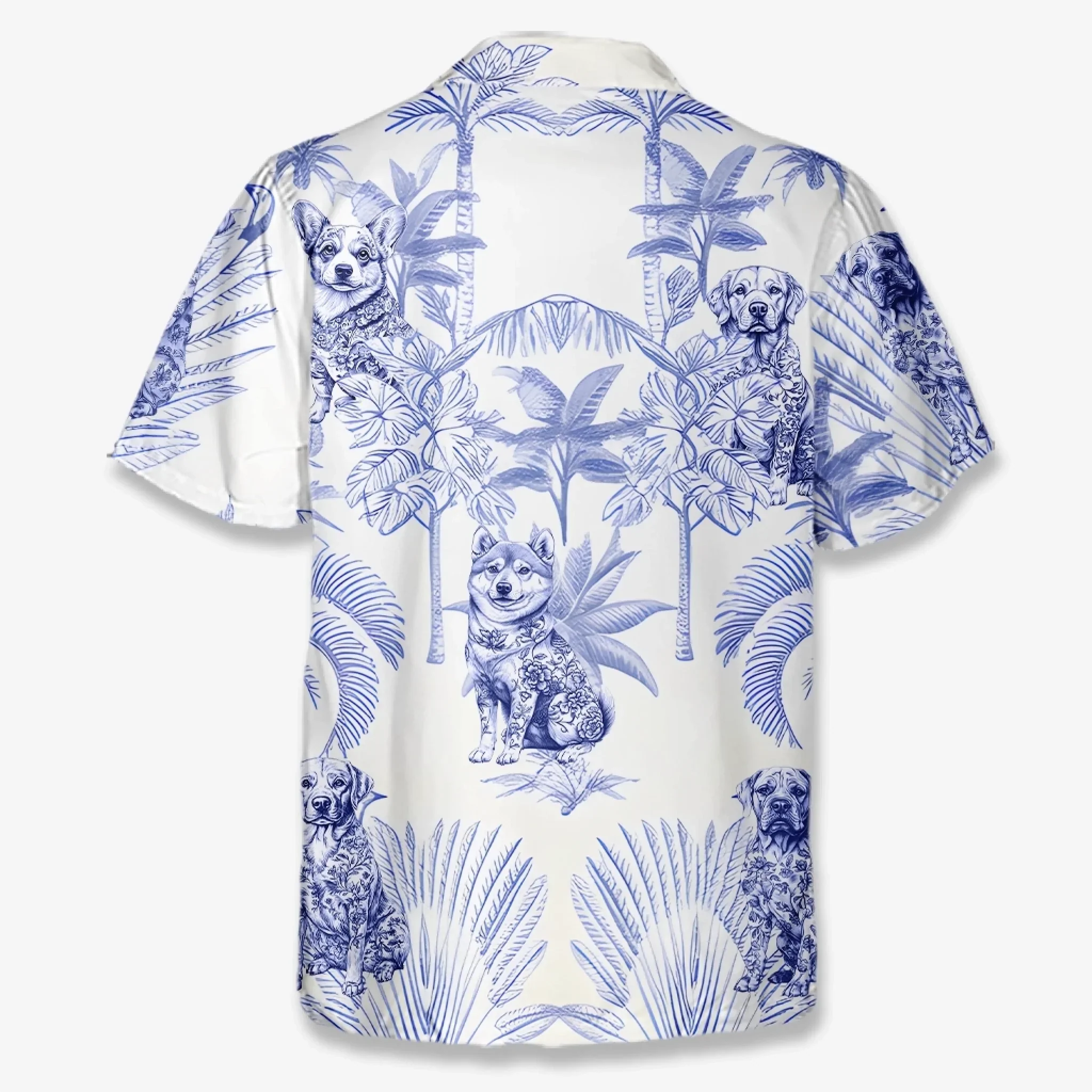 Tropical Pup Vibes - Dog Personalized Custom Unisex Tropical Hawaiian Aloha Shirt - Summer Vacation Gift, Gift For Pet Owners, Pet Lovers, Travel Lovers - Image 6