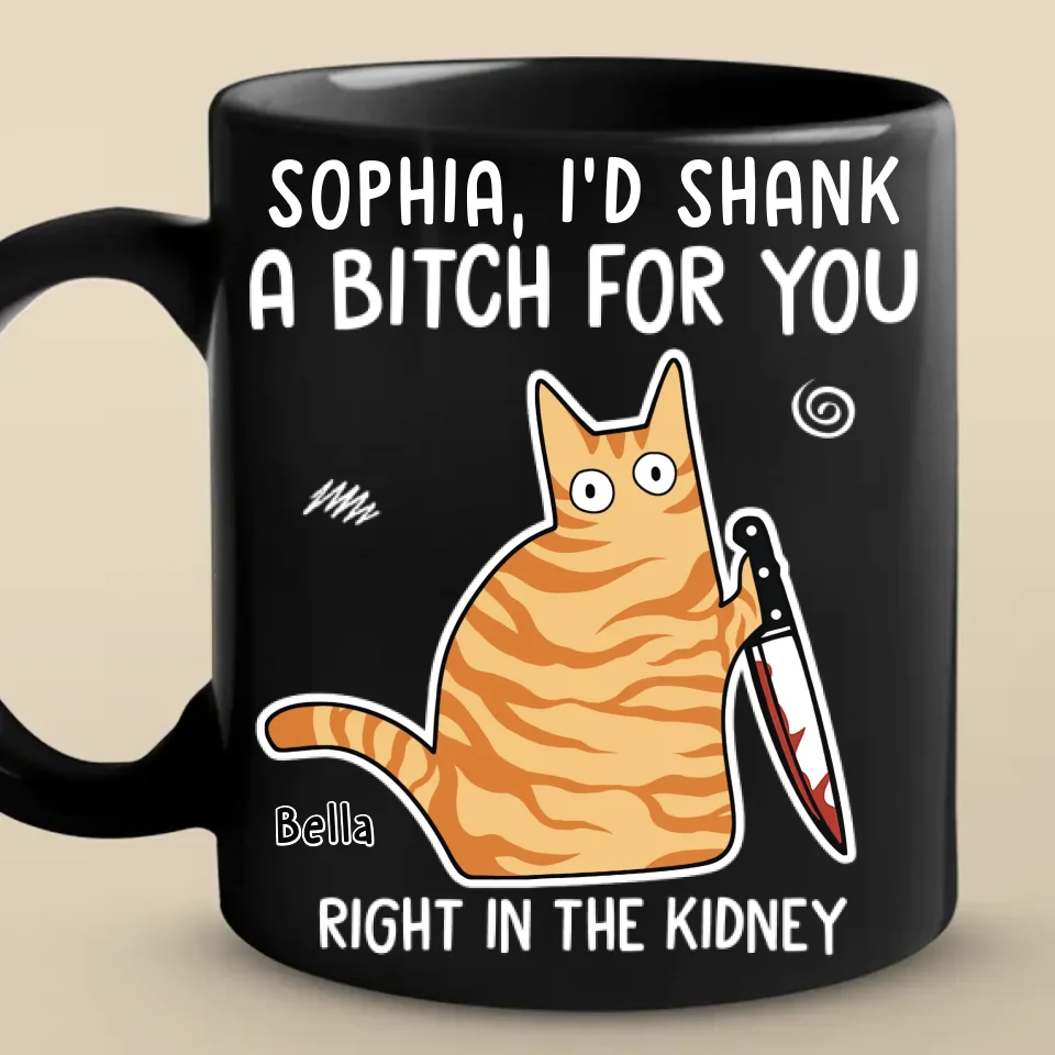 True Friends Are Never Apart - Friend Personalized Custom Black Mug - Gift For Best Friends, Sisters, Family Members, Coworkers - Image 2