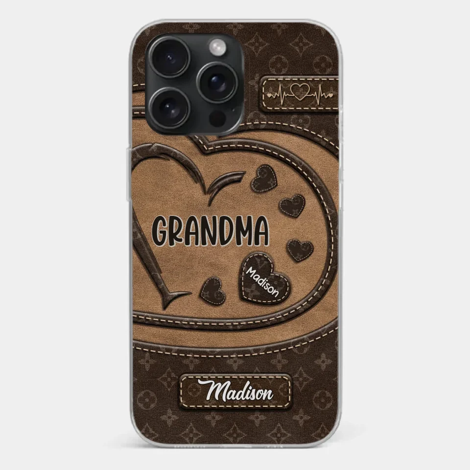 We Are Born Of Love - Family Personalized Custom Clear Phone Case - Gift For Mom, Grandma - Image 22