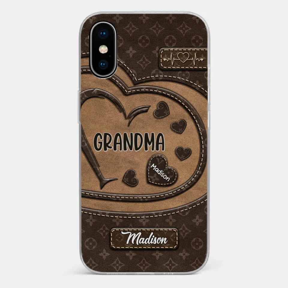 We Are Born Of Love - Family Personalized Custom Clear Phone Case - Gift For Mom, Grandma - Image 26