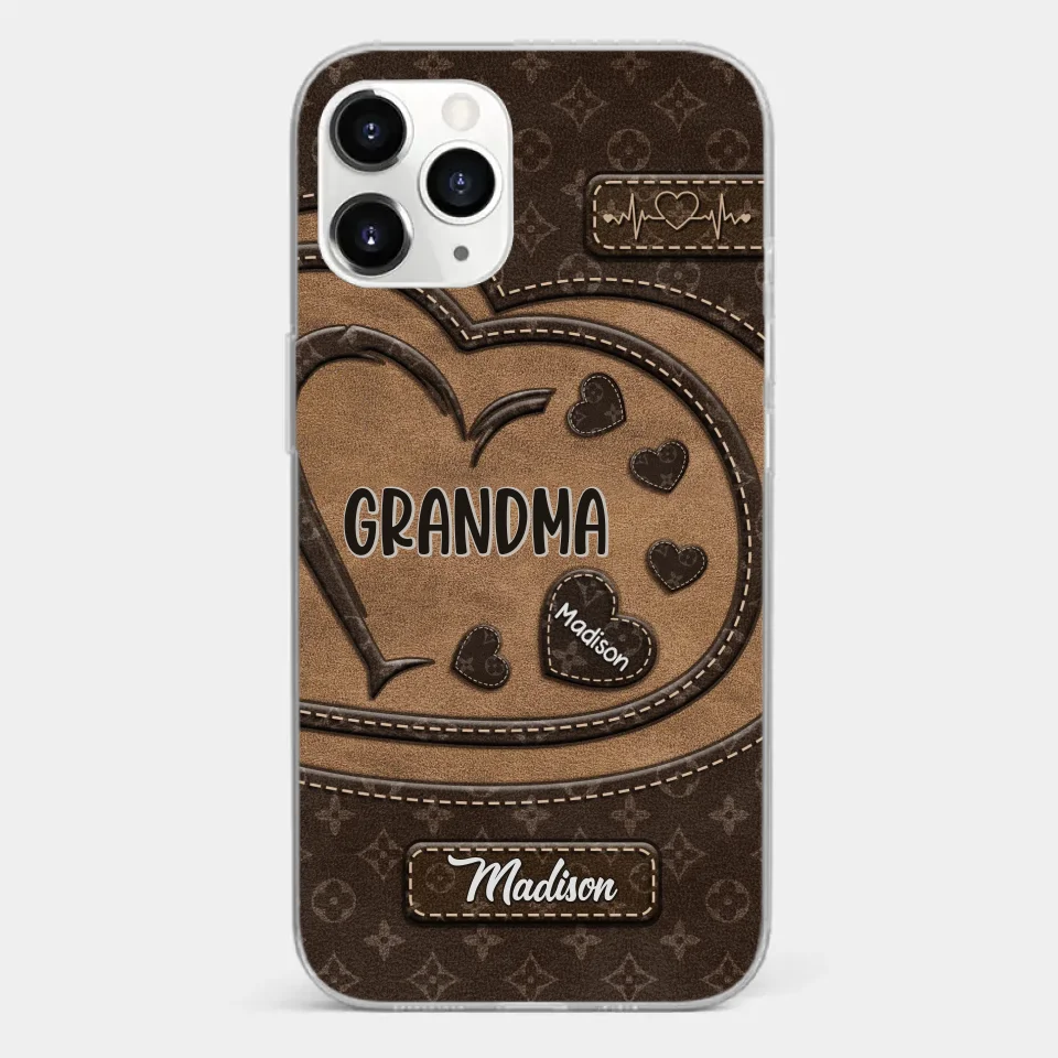 We Are Born Of Love - Family Personalized Custom Clear Phone Case - Gift For Mom, Grandma - Image 8