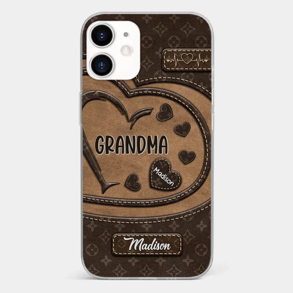 We Are Born Of Love - Family Personalized Custom Clear Phone Case - Gift For Mom, Grandma - Image 9
