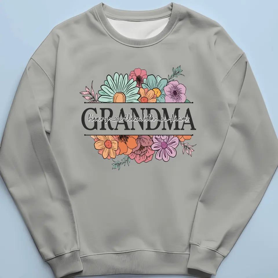 We Are Born Of Love, Love Is Our Grandma - Family Personalized Custom Unisex T-shirt, Hoodie, Sweatshirt - Mother's Day, Gift For Mom, Grandma - Image 6
