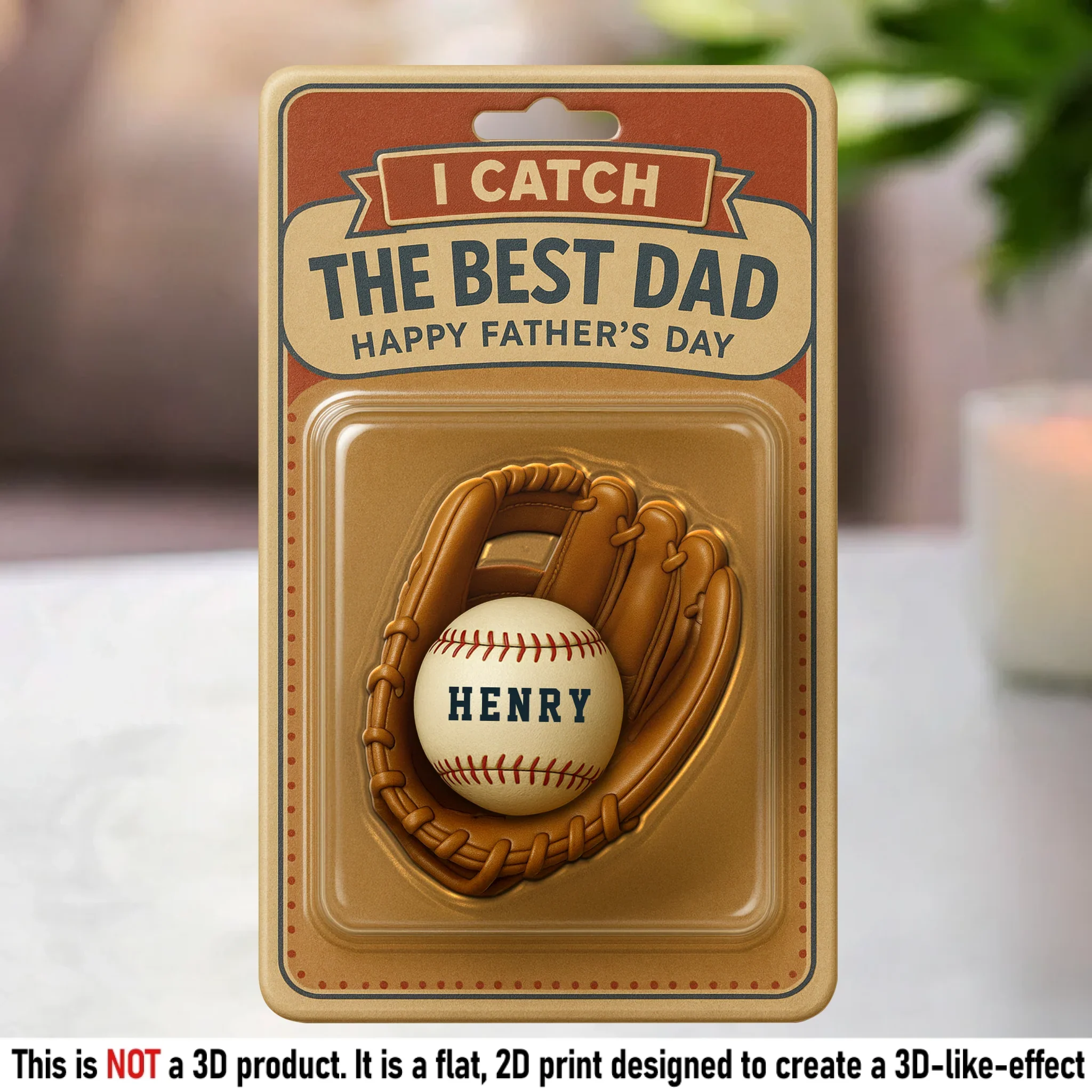 We Catch The Best Dad - Family Personalized Custom Acrylic Plaque Custom Shape - Father's Day, Gift For Dad, Sport Lovers, Sport Players - Image 2