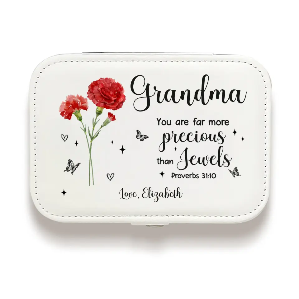 We Have Loved You Our Whole Lives - Family Personalized Custom Jewelry Case - Gift For Mom, Grandma - Image 3